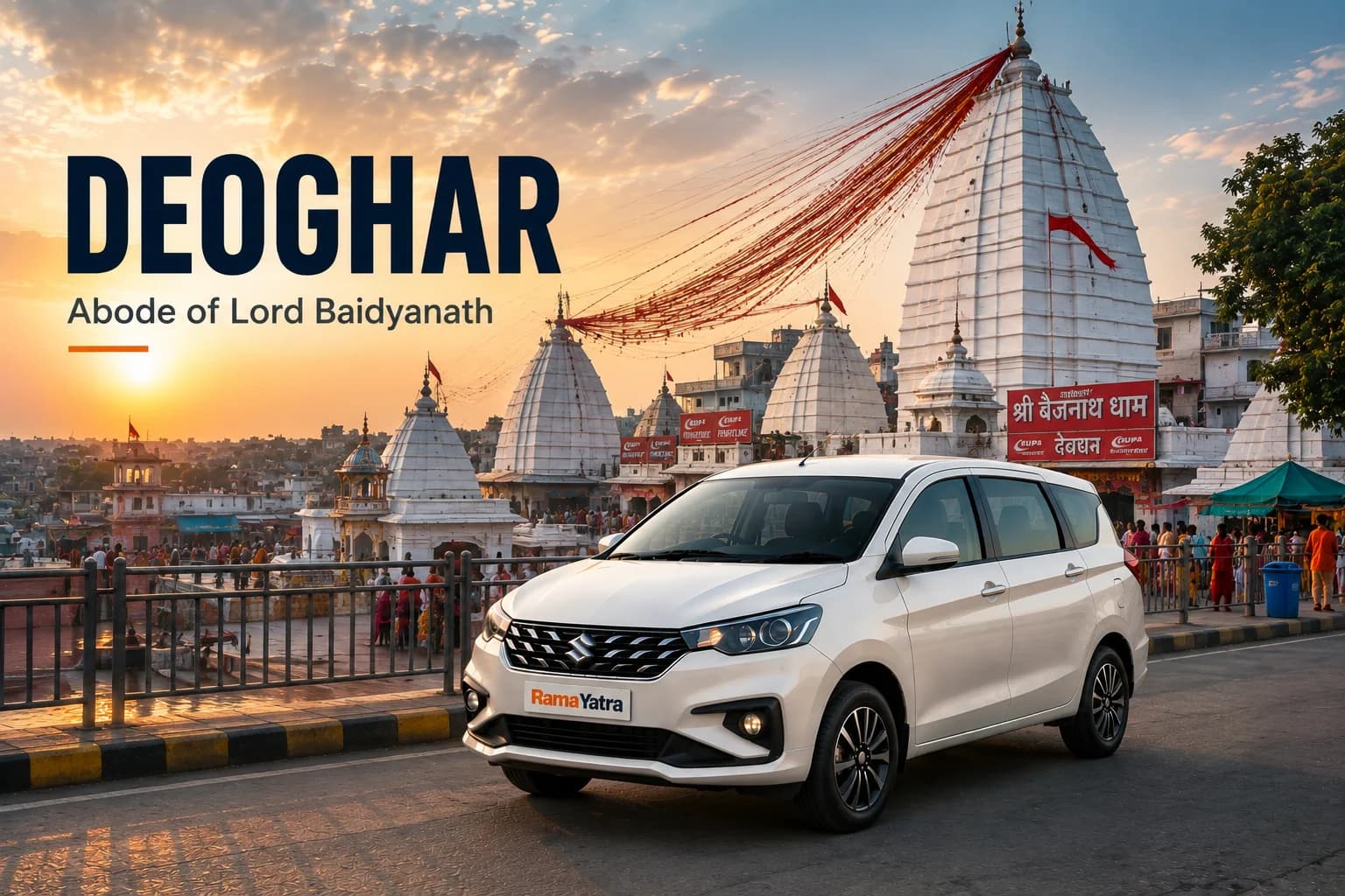 Faridabad to Deoghar taxi travel guide
