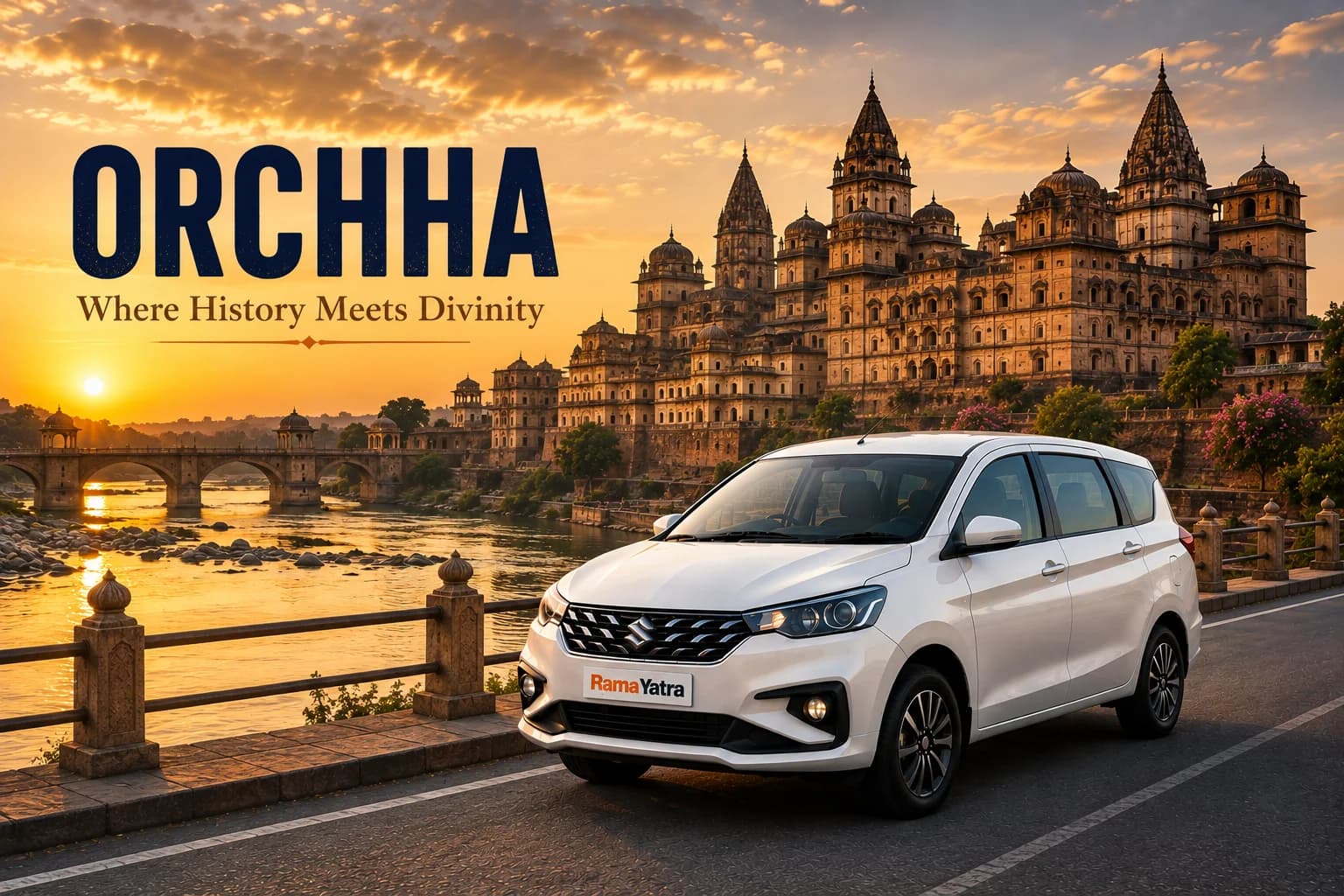 Faridabad to Orchha taxi travel guide