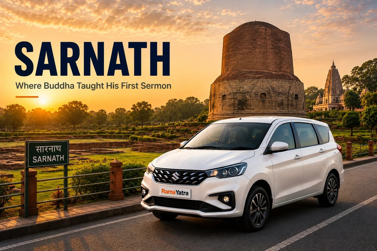 Faridabad to Sarnath taxi travel guide